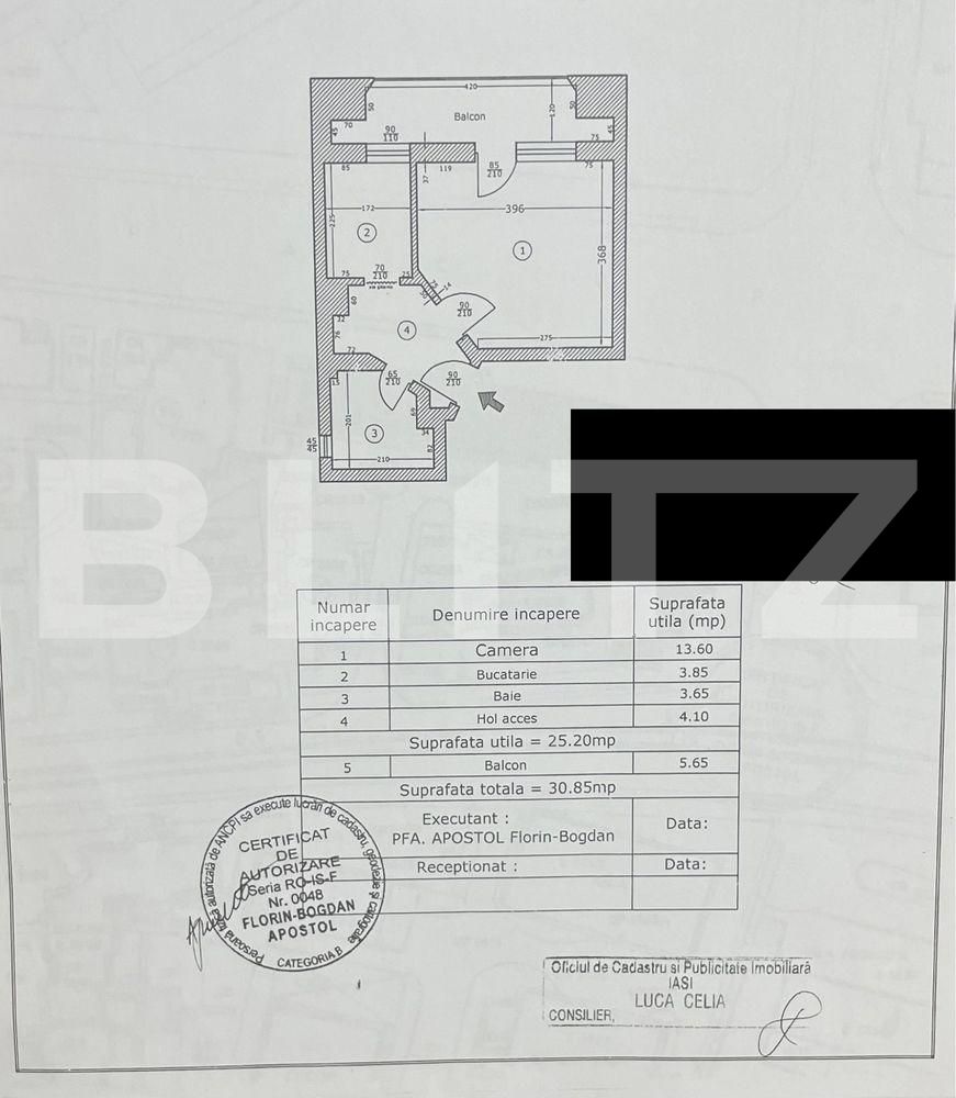 Garsonieră de vânzare Pacurari - 102001AV | BLITZ Iași | Poza8