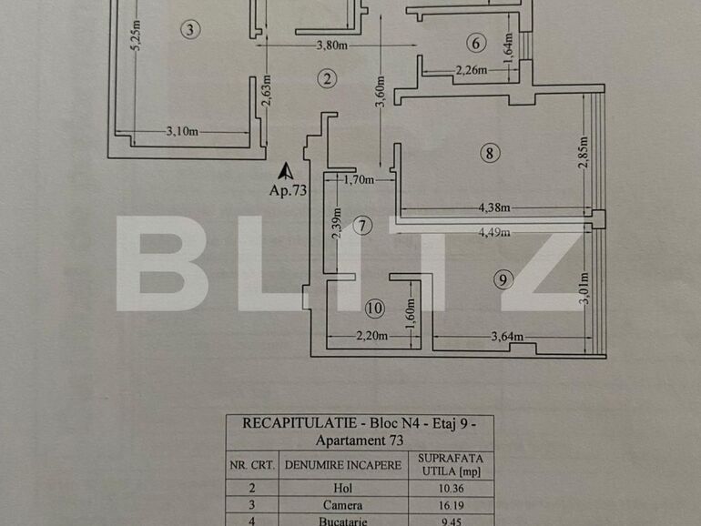 Apartament de vânzare 4 camere Tatarasi - 102728AV | BLITZ Iași | Poza1