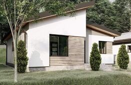 Casa plan parter 75 eficienta energetica clasa A, 500 mp de teren, Breazu