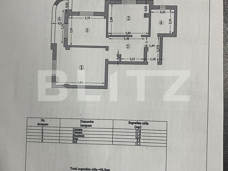 Apartament de vânzare 2 camere Bucium - 103796AV | BLITZ Iași | Poza1