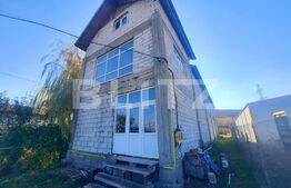 Casa cu hala, 465 mp utili, 600 mp teren, utilitati, Iasi-Tomesti