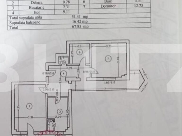 Apartament de vânzare 2 camere Ultracentral - 104673AV | BLITZ Iași | Poza1