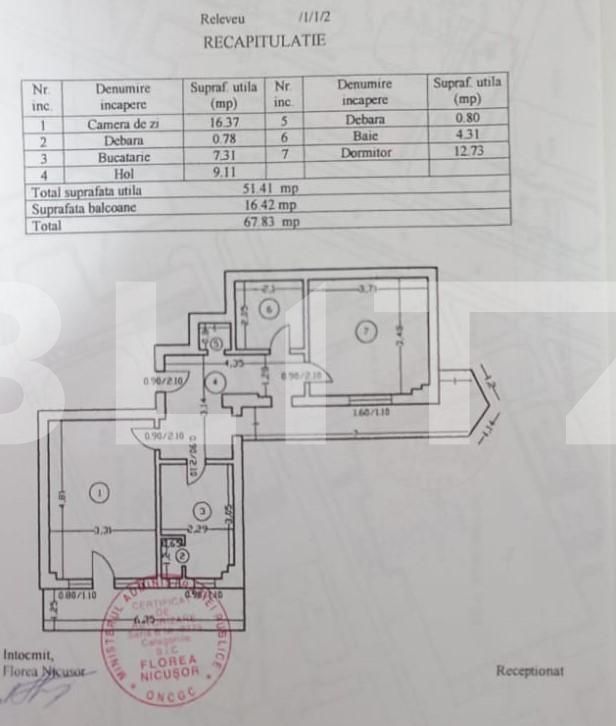 Apartament de vânzare 2 camere Ultracentral - 104673AV | BLITZ Iași | Poza1