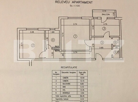Apartament de vânzare 2 camere Tatarasi - 106203AV | BLITZ Iași | Poza8