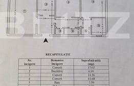 Apartament de 3 camere, decomandat, complex Ciurchi