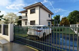 Casa individuala P+1, finisaje premium, 113 mp, teren 380 mp, Breazu