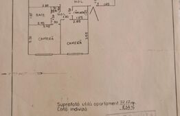 Apartament de 4 camere, 2 bai, decomandat, 77 mp, zona Dacia