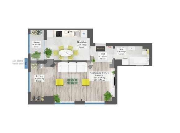 Garsonieră de vânzare Frumoasa - 112287AV | BLITZ Iași | Poza5