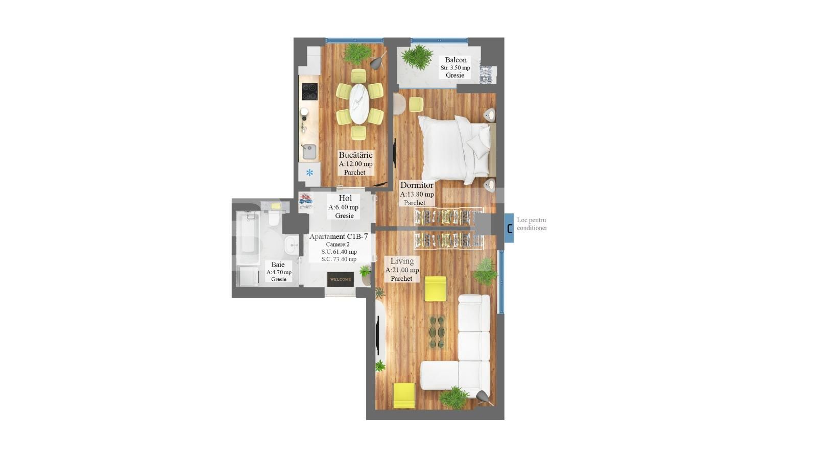 Apartament de vânzare 2 camere Frumoasa - 112289AV | BLITZ Iași | Poza5