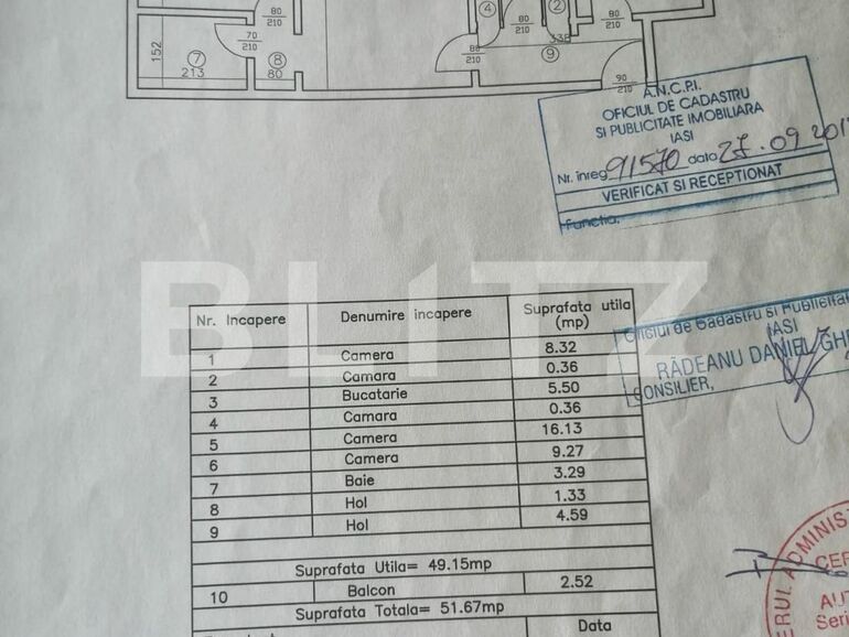 Apartament de vânzare 3 camere Mircea cel Batran - 112374AV | BLITZ Iași | Poza1