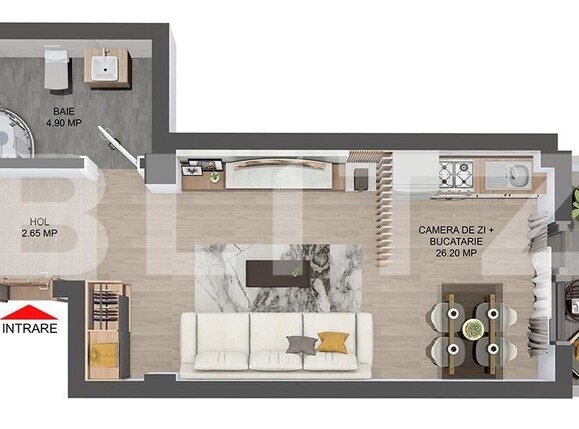 Garsonieră de vânzare Valea Lupului - 113540AV | BLITZ Iași | Poza1