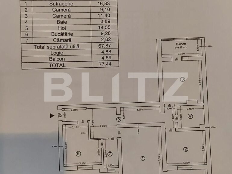 Apartament de vânzare 3 camere Valea Lupului - 115179AV | BLITZ Iași | Poza1