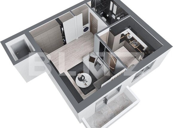Garsonieră de vânzare Frumoasa - 115293AV | BLITZ Iași | Poza2