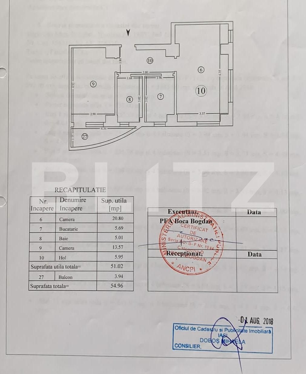 Apartament de vânzare 2 camere Cug - 115699AV | BLITZ Iași | Poza1