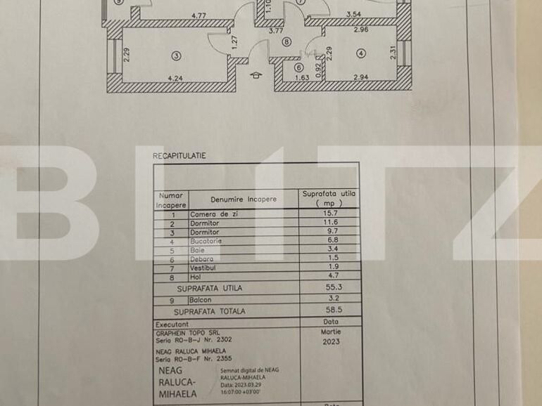 Apartament de vânzare 3 camere Tatarasi - 117011AV | BLITZ Iași | Poza1