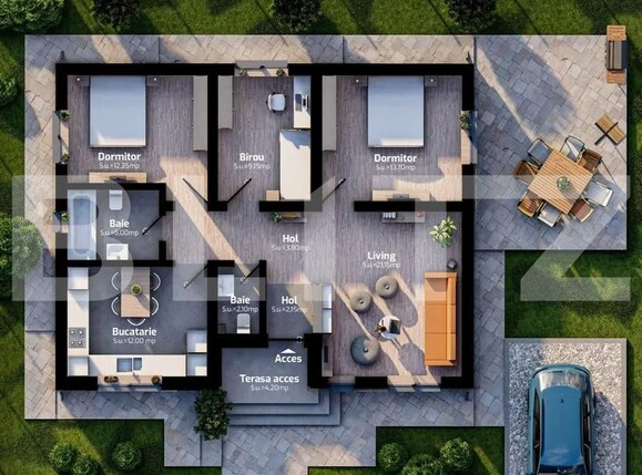 Casa de vânzare 4 camere Holboca - 117717CV | BLITZ Iași | Poza2