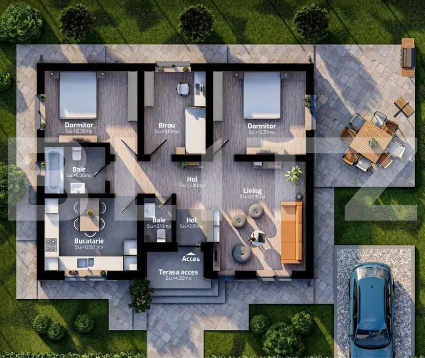 Casa de vânzare 4 camere Holboca - 117717CV | BLITZ Iași | Poza2