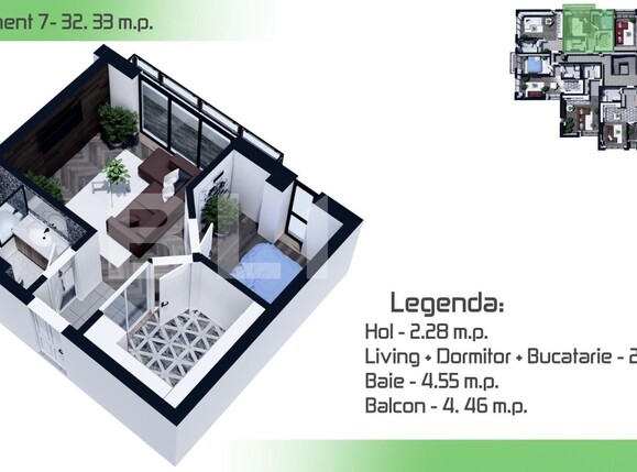 Apartament de vânzare 2 camere Hlincea - 119462AV | BLITZ Iași | Poza1