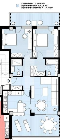 Apartament de vânzare 3 camere Copou - 119626AV | BLITZ Iași | Poza1