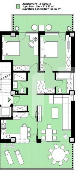 Apartament de vânzare 3 camere Copou - 119631AV | BLITZ Iași | Poza1