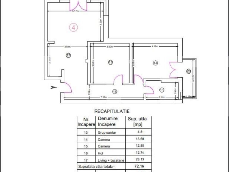 Apartament de vânzare 3 camere Nicolina - 120920AV | BLITZ Iași | Poza1