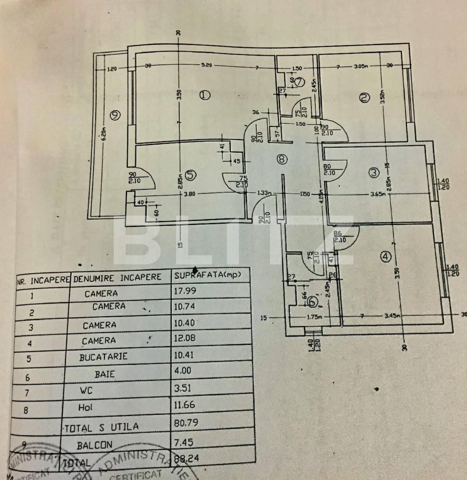 Apartament de vânzare 4 camere Cug - 120962AV | BLITZ Iași | Poza1