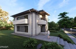 Casa noua P+M, 4 camere, 136 mp, 600 mp teren, Poiana