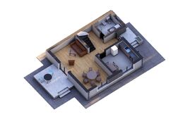 Casa noua P+M, 4 camere, 136 mp, 600 mp teren, Poiana