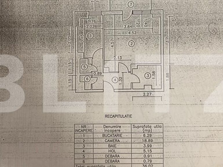 Garsonieră de vânzare Cug - 121750AV | BLITZ Iași | Poza1