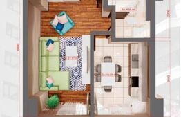 Apartament 1 camera, 48 mp, zona Copou