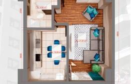 Apartament 1 camera, 48 mp, zona Copou