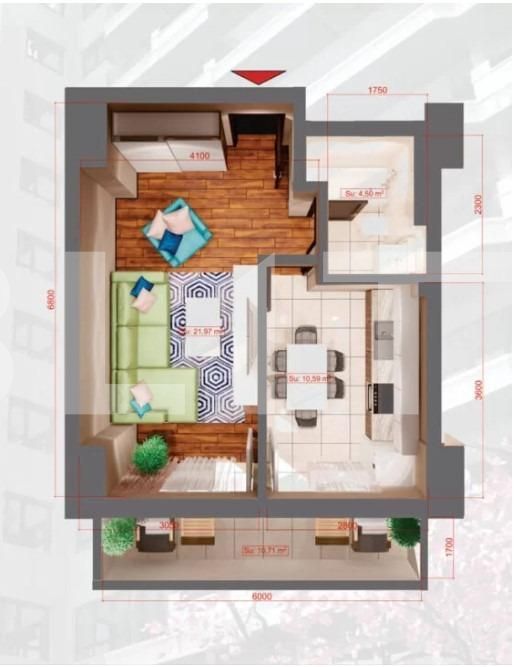 Garsonieră de vânzare Copou - 122060AV | BLITZ Iași | Poza1