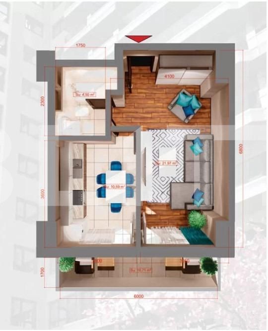 Garsonieră de vânzare Copou - 122060AV | BLITZ Iași | Poza2