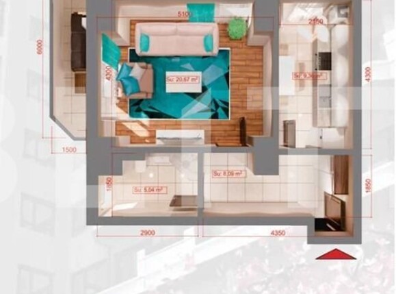 Garsonieră de vânzare Copou - 122061AV | BLITZ Iași | Poza2