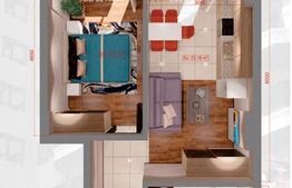 Apartament 1 camera, 49mp, zona Copou