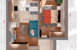 Apartament 1 camera, 49mp, zona Copou