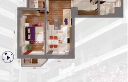 Apartament 1 camera, 51 mp, zona Copou