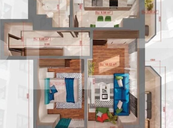 Apartament de vânzare 2 camere Copou - 122068AV | BLITZ Iași | Poza2