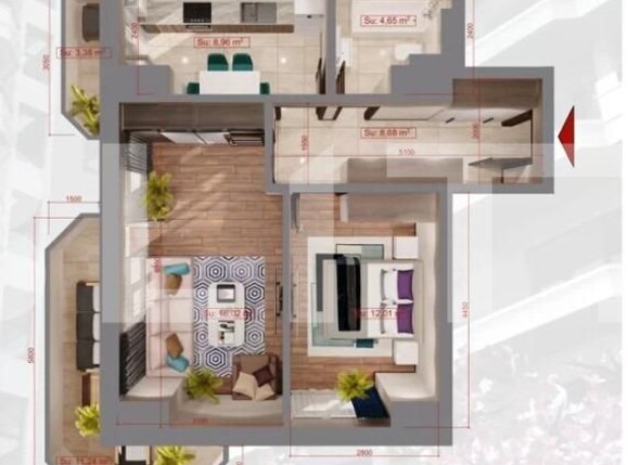 Apartament de vânzare 2 camere Copou - 122068AV | BLITZ Iași | Poza1