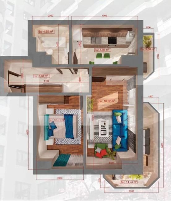 Apartament de vânzare 2 camere Copou - 122068AV | BLITZ Iași | Poza2