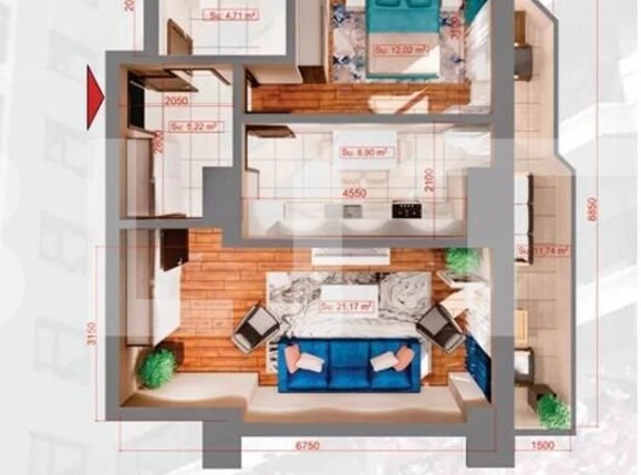 Apartament de vânzare 2 camere Copou - 122069AV | BLITZ Iași | Poza2