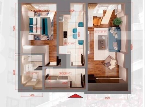 Apartament de vânzare 2 camere Copou - 122070AV | BLITZ Iași | Poza1