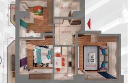 Apartament 3 camere, 65 mp, zona Copou