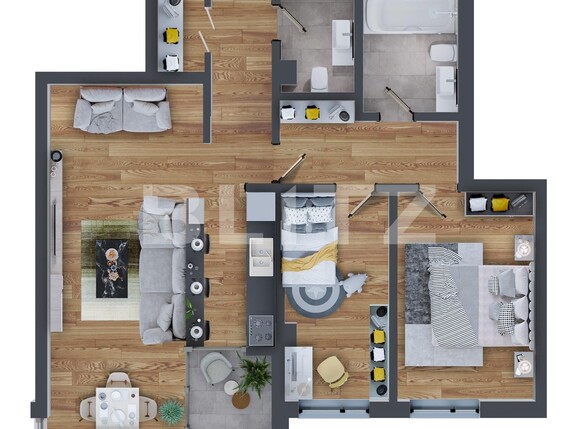 Apartament de vânzare 3 camere Dacia - 122301AV | BLITZ Iași | Poza1