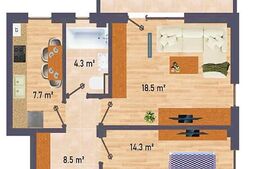 Apartament 2 camere, 60 mp, Capat CUG, FINALIZAT