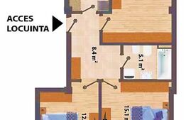 Apartament 3 camere, 67 mp, Capat CUG, FINALIZAT