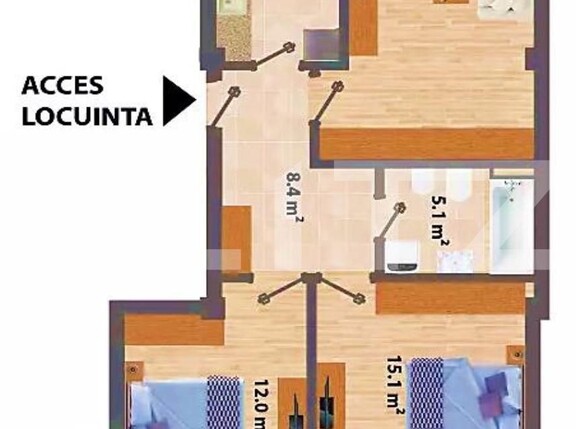 Apartament de vânzare 3 camere Cug - 122312AV | BLITZ Iași | Poza1