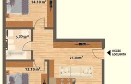 Apartament 3 camere, 68 mp, Pepinierii, Valea Adanca, FINALIZAT