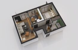 Apartament 2 camere, decomandat, 59.60 mp, Galata