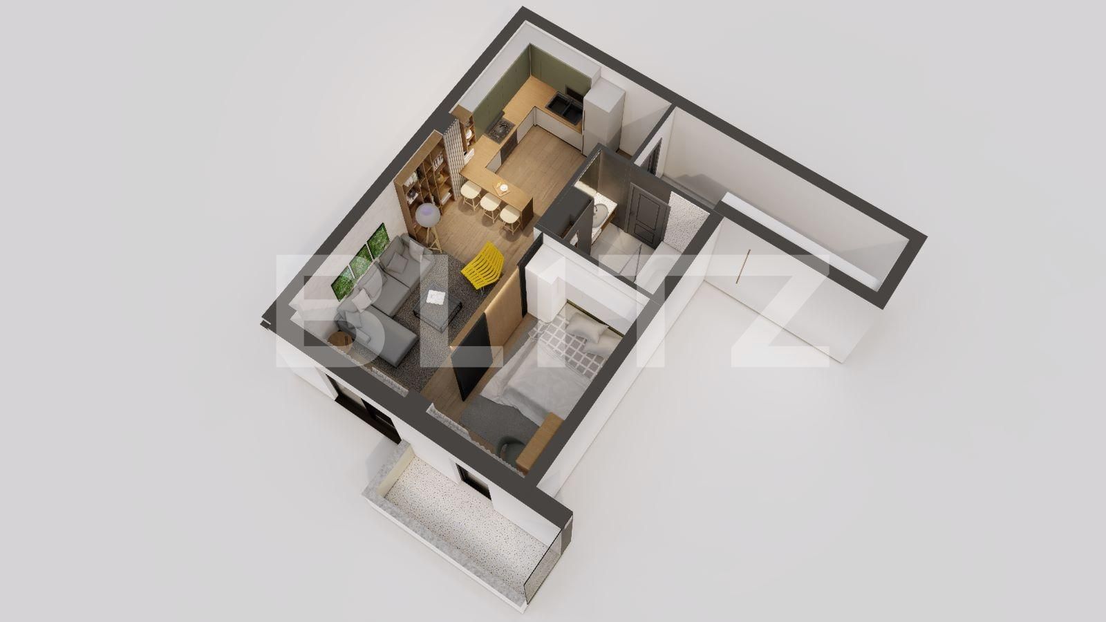 Garsonieră de vânzare Galata - 122338AV | BLITZ Iași | Poza1